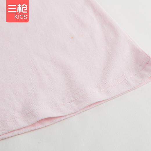 Threegun三枪 【舒肤薄棉】女童圆领短袖儿童睡裙家居裙-78179A011 商品图5