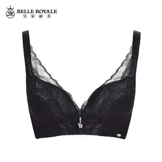 【经典款】皇家丽美内衣女聚拢文胸收副乳中厚款无钢圈文胸WWQ005-3 商品图3