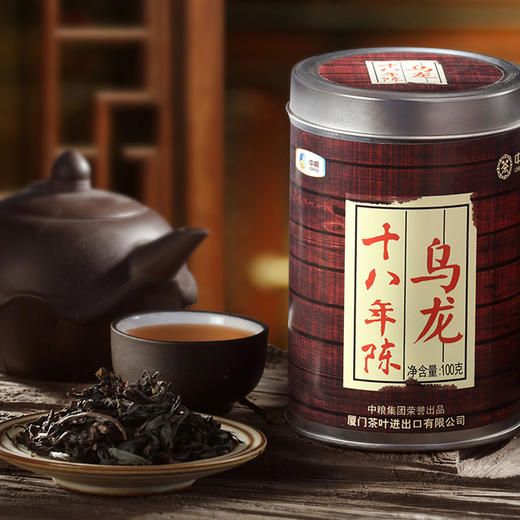 中粮中茶海堤十八年陈乌龙武夷山岩茶陈香100g/罐 商品图0