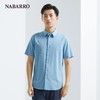 纳巴罗亲肤柔软商务休闲翻领短袖衬衫NB153920970A 商品缩略图0