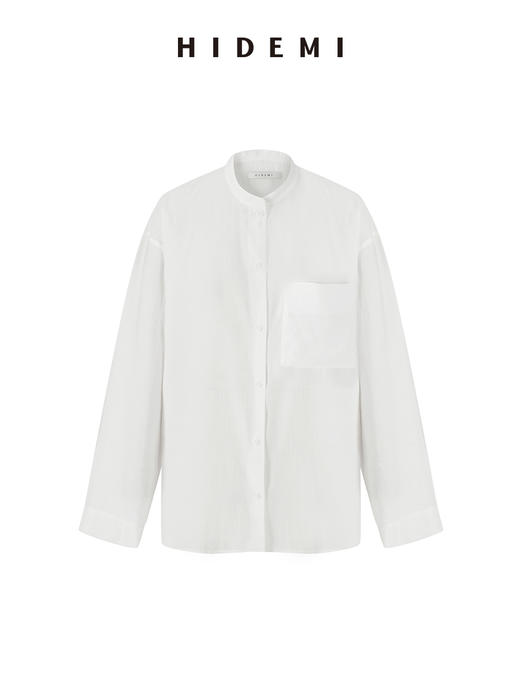 HIDEMI家居系列白色肌理感垂顺缎面睡衣套装//一套附赠眼罩+随行袋 商品图8