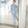 IWY/高级感西装套装女夏季新款蓝色休闲小西服外套职业正装 CP1548 商品缩略图1