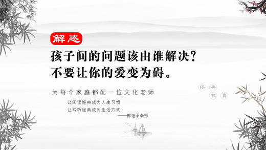解惑019丨孩子间的问题该由谁解决？不要让你的爱变为碍 商品图0