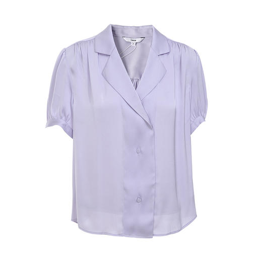 VIMAGE/纬漫纪夏季新款V领五分袖收腰显瘦女短衬衫V1709334 商品图6