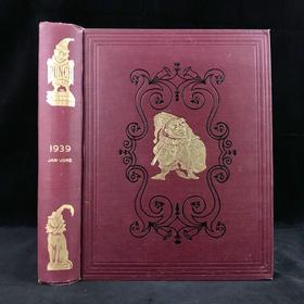 1939年1-6月 英国讽刺漫画杂志《笨拙》 数百幅插图（含彩色） 漆布精装16开