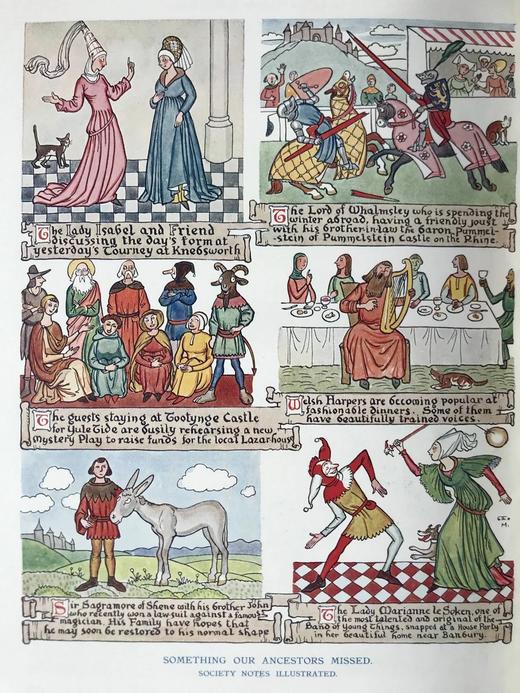 1928年7-12月 英国讽刺漫画杂志《笨拙》 数百幅插图（含彩色） 漆布精装16开 商品图9