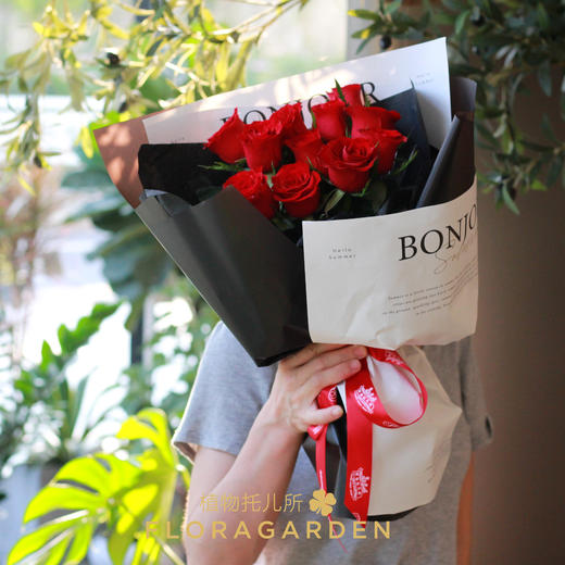 【真的爱你】11支红玫瑰花束 商品图1