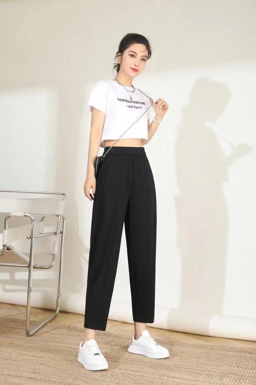 LS竹纤维女士休闲哈伦裤2213 商品图0