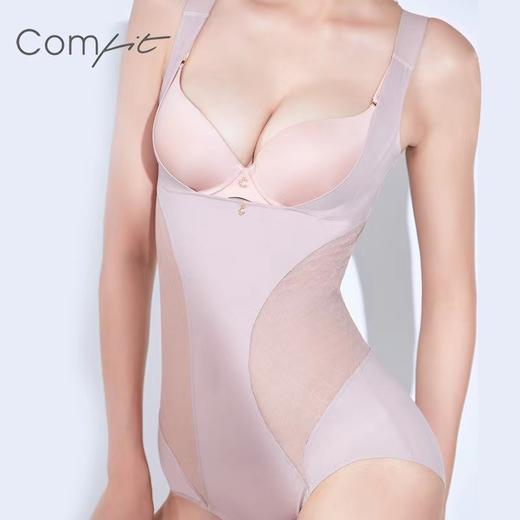 Comfit塑身连体衣薄款瘦身衣女收腹束腰秋冬开档束身衣CY00029 商品图2