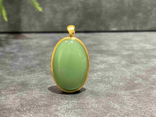 【御珠宫坊】金镶碧玉吊坠 商品图1