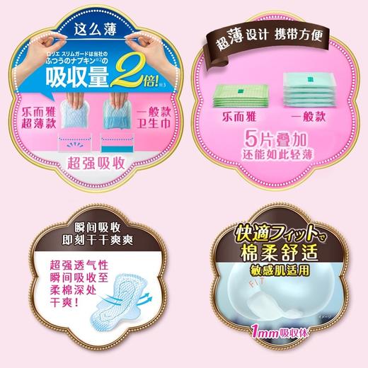 1F超市花王乐而雅超薄夜用卫生巾 商品图2