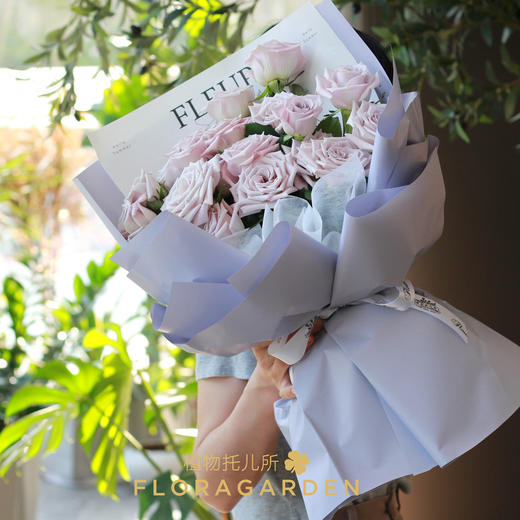【如梦幻影】19支曼塔玫瑰花束送爱人闺蜜女生朋友花店送货上门 商品图2