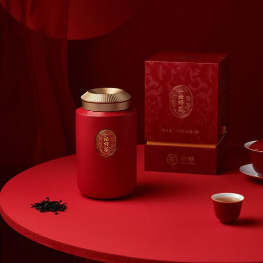 中茶海堤乌龙茶大红袍茶/一坛好茶红坛系列大红袍150g 商品图3