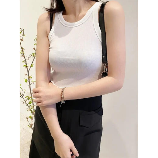 【限时折扣】小众风有机棉螺纹工字背心（非质量问题不退不换） 商品图4