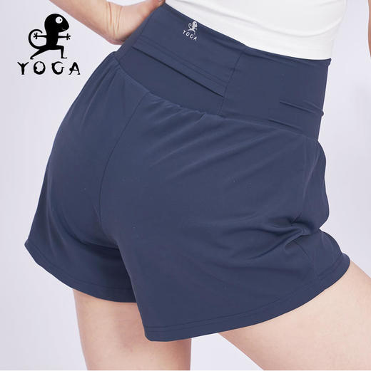 壁虎瑜伽【2205KZ171】冰感速干高腰短裤【七十二小时发货】 商品图5