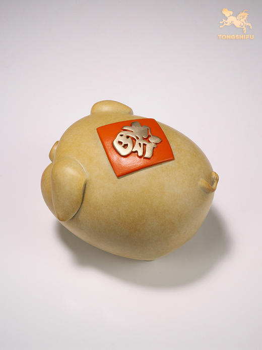 铜师傅 全铜摆件《福猪》 铜工艺品 家居饰品 礼品 摆件 商品图2