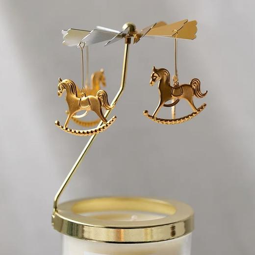 充值下单更划算‼ 【香薰旋转烛台】蜡烛走马灯浪漫情调烛光晚餐台摆件礼物 商品图2