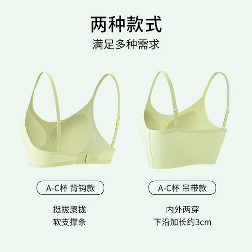 有棵树「3/4植物肉肉杯」聚拢无痕无钢圈内衣女小胸显大文胸E-W790 商品图3