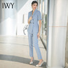 IWY/高级感西装套装女夏季新款蓝色休闲小西服外套职业正装 CP1548 商品缩略图0