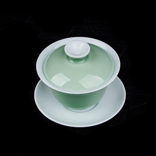 【宝瓷林】颜色釉 三才盖碗 商品图2