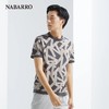 纳巴罗圆领棉丝可水洗字母印花短袖T恤NB1939285510 / NB1939285511 商品缩略图5