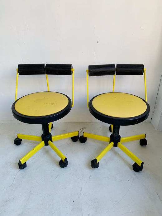 意大利中古孟菲斯转椅一对 商品图1