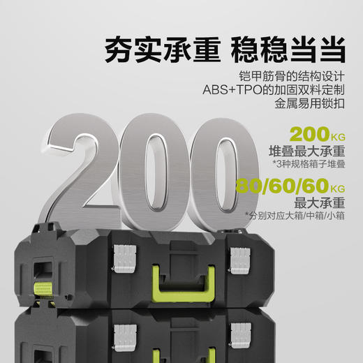 威克士电动工具收纳层叠箱推车组合五金工具盒多功能家居WA4229 商品图2