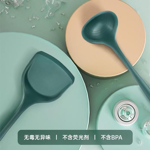 【食品级硅胶】OOU蜂鸟系列硅胶铲勺 商品图0