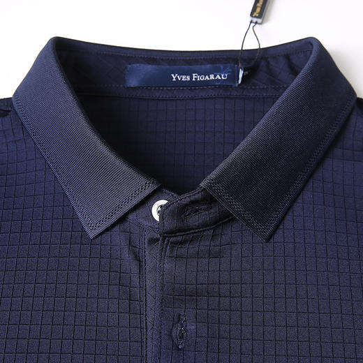 YvesFigarau伊夫·费嘉罗新品100%桑蚕丝休闲短袖T恤935809 商品图7