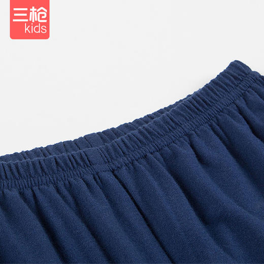 Threegun三枪 【垂棉舒木尔】男童短袖中裤家居套儿童家居服睡衣-88551D011 商品图4