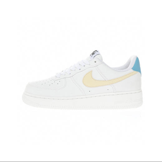 耐克Nike Air Force 1'07 Low Canvas"White/Light Blue/Yellow"空军一号 商品图0
