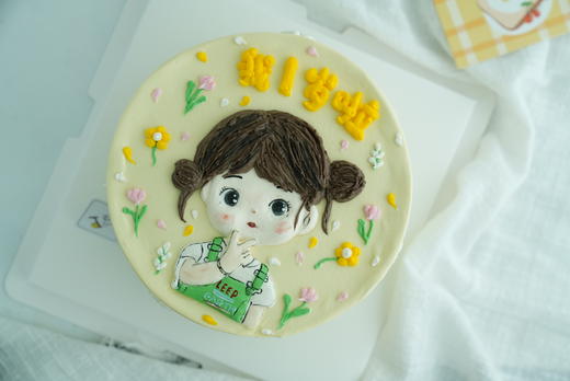 精致浮雕-俏皮姑娘（提前2天以上预订；浮雕预定后不可取消订单） 商品图0