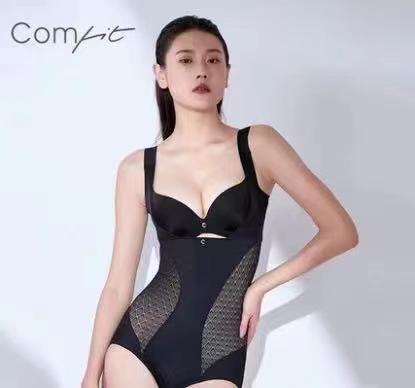 Comfit塑身连体衣薄款瘦身衣女收腹束腰秋冬开档束身衣CY00029 商品图0