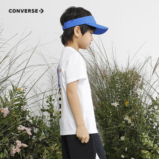 Converse匡威童衣童衣夏休闲儿童男棉质圆领时尚短袖T恤CV2222108 商品图1