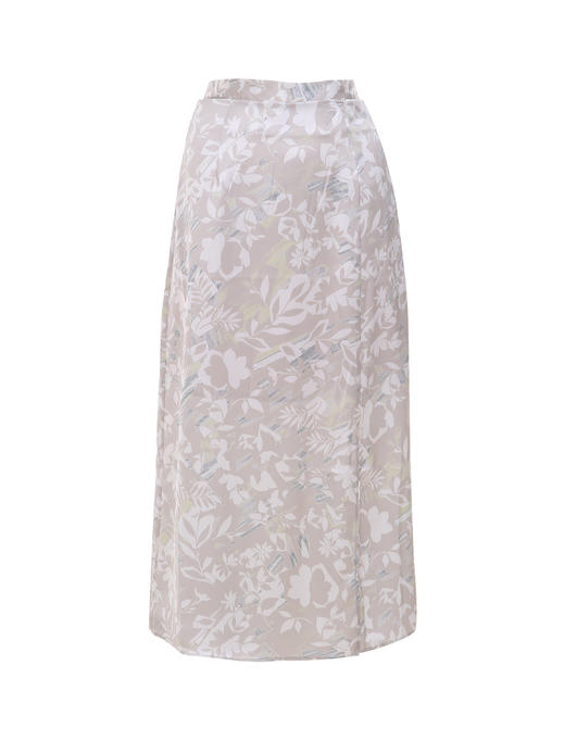 VIMAGE/纬漫纪纪夏季新款时尚印花包臀开叉中长款半身裙女裙V1706316 商品图5