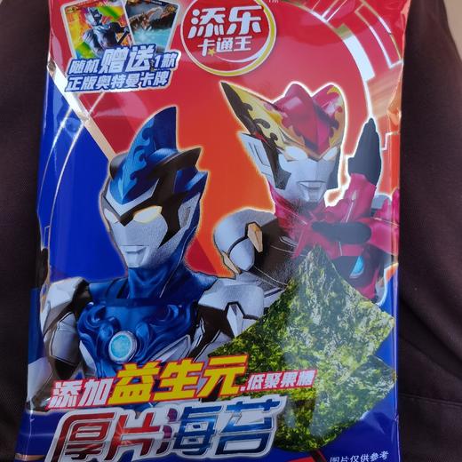 添乐卡通王厚片海苔（原味）4.5克 商品图0