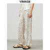 VIMAGE/纬漫纪夏季新款高腰长裤阔腿裤印花女裤V1705321 商品缩略图1