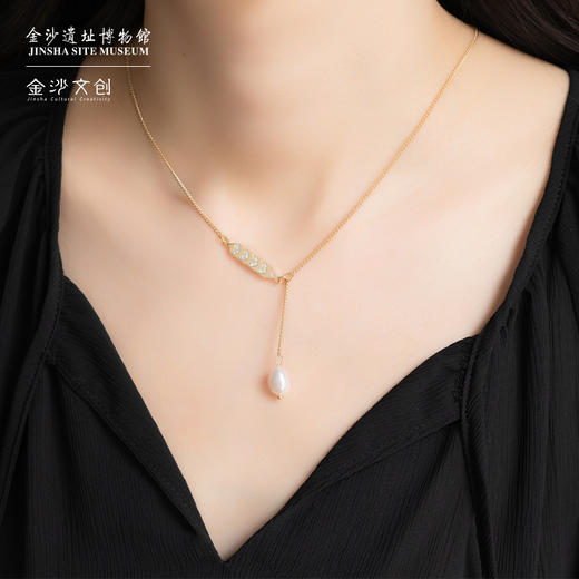 金沙博物馆 游鱼珍珠系列原创设计款轻奢小众生日礼物送女友老婆 商品图0