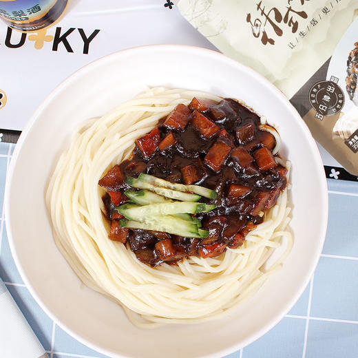 【满66包邮】韩联延边韩式炸酱面350g*1袋 商品图4