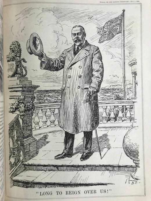 1929年1-6月 英国讽刺漫画杂志《笨拙》 数百幅插图 漆布精装16开 商品图9