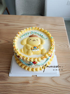 「女士」手绘布丁狗