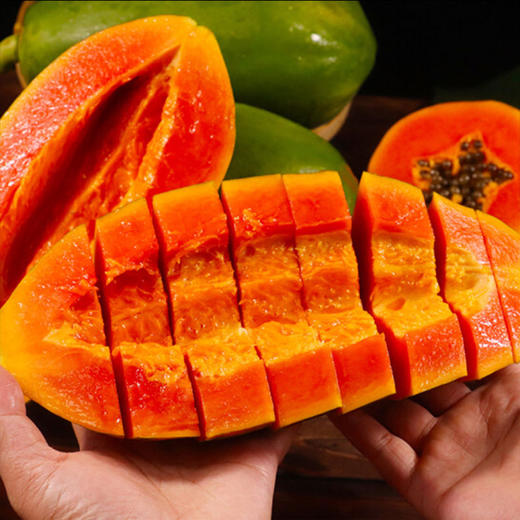 云南红心木瓜3斤装（2颗） 商品图1