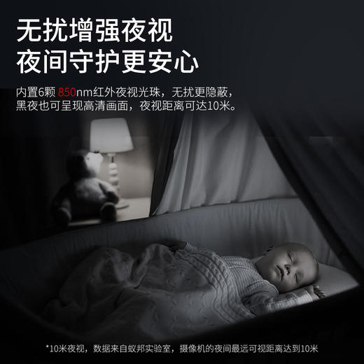 【热销3万+ |室内超高清1080P-H801-H803】增强夜视 | 日夜全彩 | 看家看店优选 | 声光警报吓退 | 小蚁APP远程操控 商品图2
