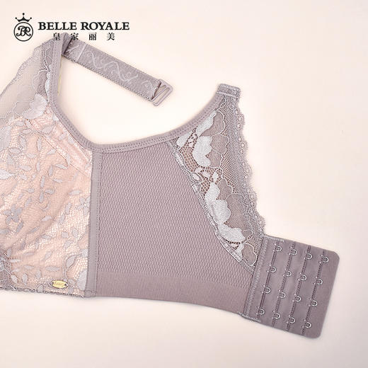 【经典款】皇家丽美内衣女聚拢文胸收副乳中厚款无钢圈文胸WWQ005-3 商品图4