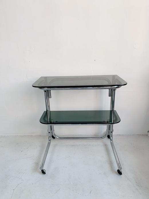 德国70年代包豪斯设计师双层茶几边几书桌 商品图3