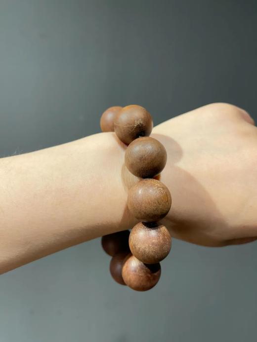 黄花梨木大圆珠手链，顺丰包邮 商品图9