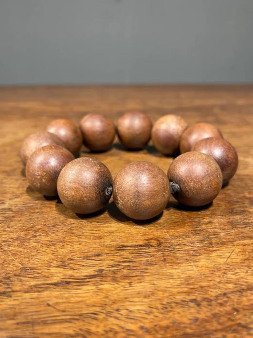 黄花梨木大圆珠手链，顺丰包邮 商品图3