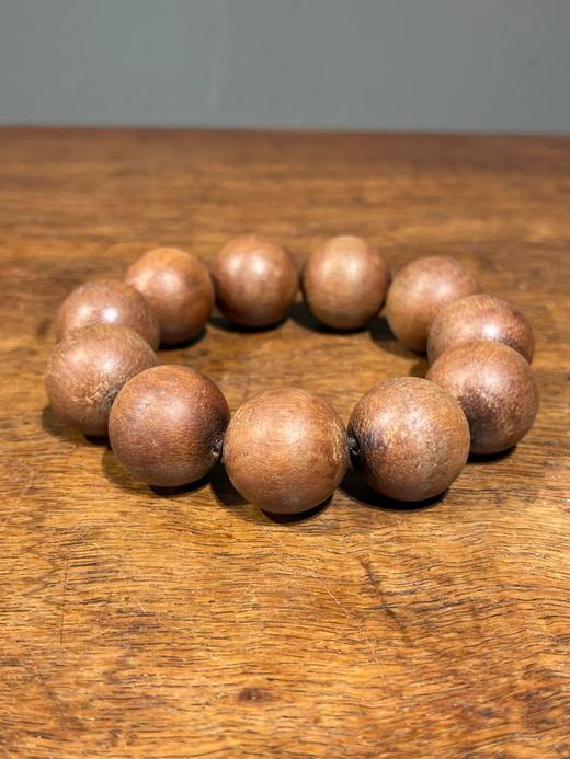 黄花梨木大圆珠手链，顺丰包邮 商品图7