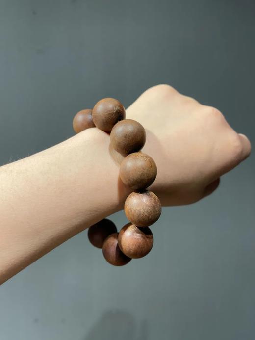 黄花梨木大圆珠手链，顺丰包邮 商品图10