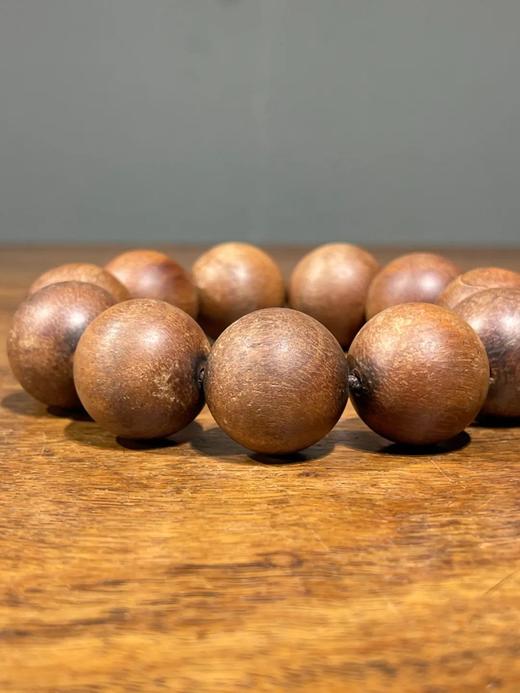 黄花梨木大圆珠手链，顺丰包邮 商品图2